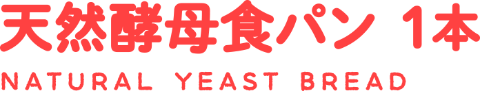 天然酵母パン 1本